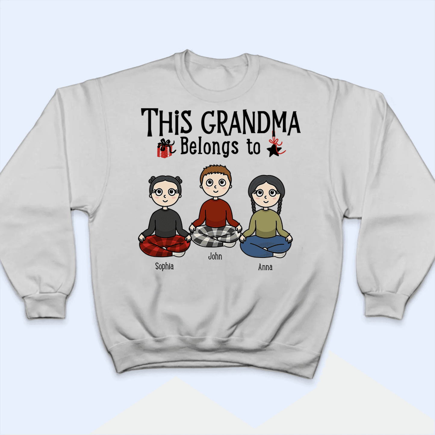 This grandparent belongs to - Personalized Custom T Shirt - Birthday, Loving, Funny Gift for Grandparent - Grandma & Grandpa