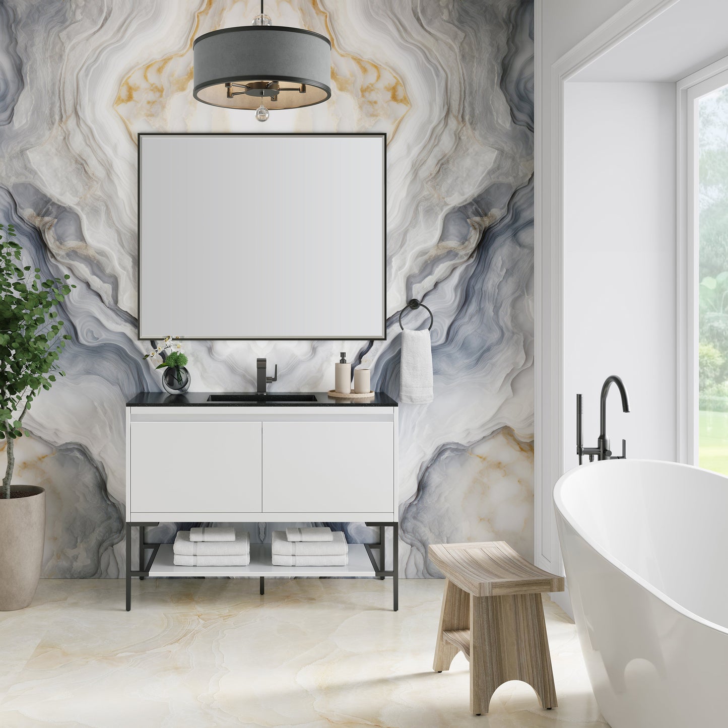 Mantova 47.3" Single Vanity Cabinet