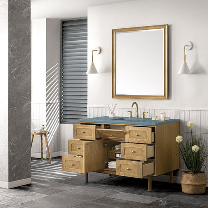 Laurent 48" Single Vanity Cabinet, Light Natural Oak