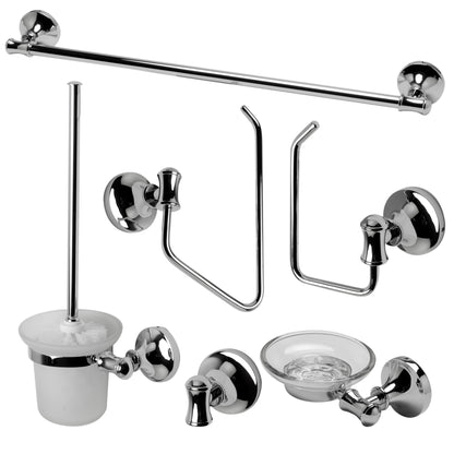 ALFI brand AB9521 6 Piece Matching Bathroom Accessory Set