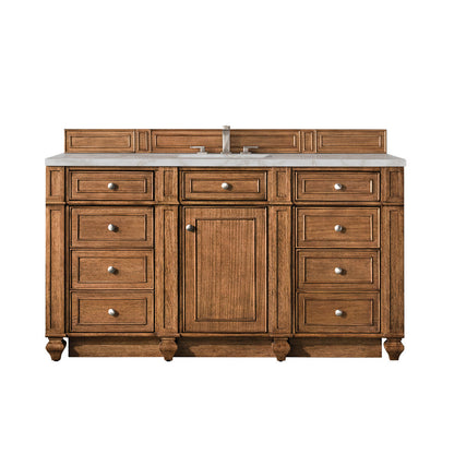 Bristol 60" Single Vanity Cabinet, Bright White