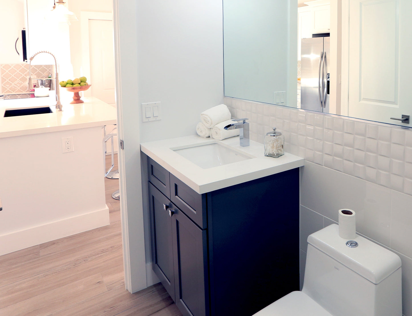 ALFI brand AB1598 ASingle Hole Waterfall Bathroom Faucet