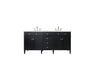 Brittany 72" Double Vanity Cabinet
