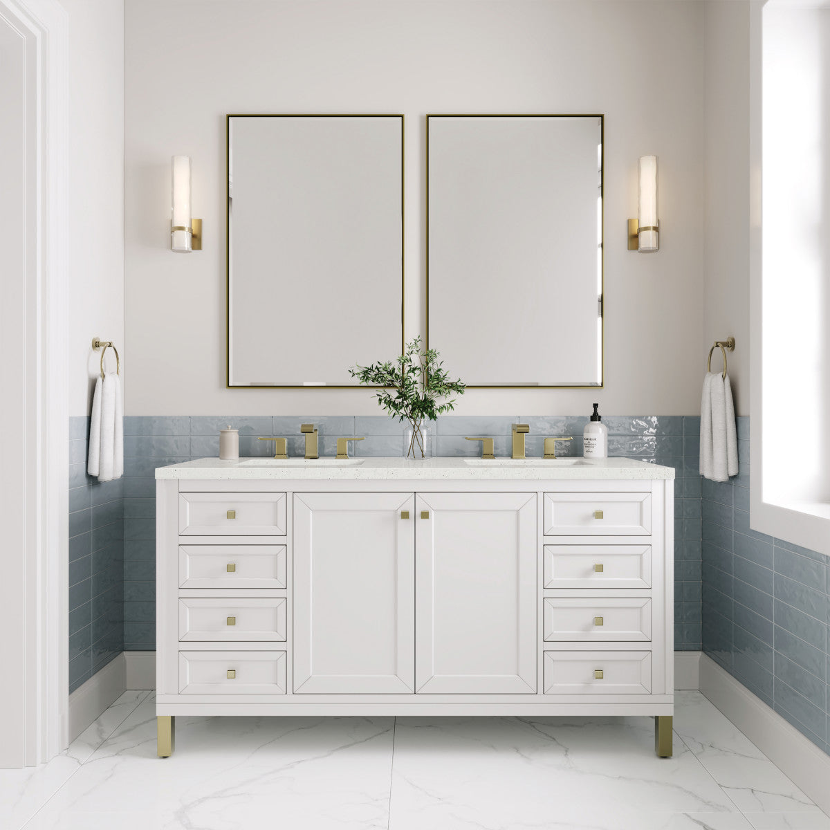 Chicago 60" Double Vanity