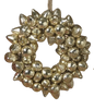 Handblown  Gold  Glass Ornament Wreath