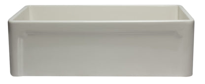 ALFI brand AB3320SB 33 inch Black Reversible Single Fireclay Farmhouse Kitchen Sink