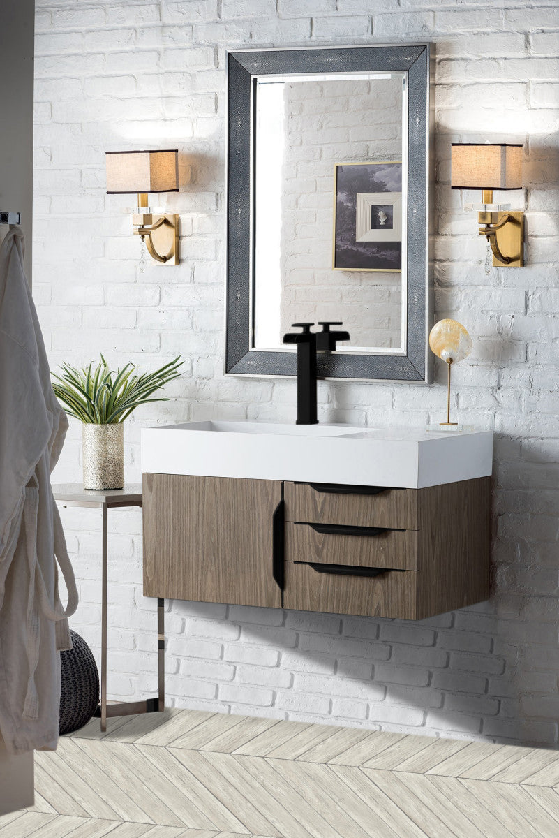 Columbia 36" Single Wall Mount Vanity Cabinet