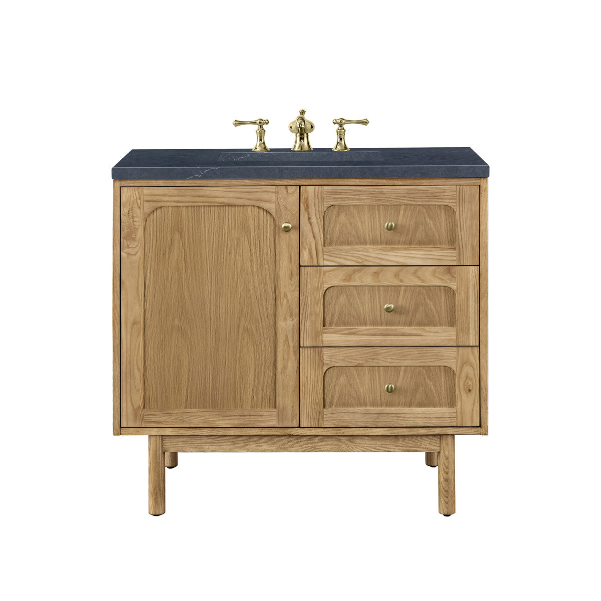 Laurent 36" Single Vanity Cabinet, Light Natural Oak