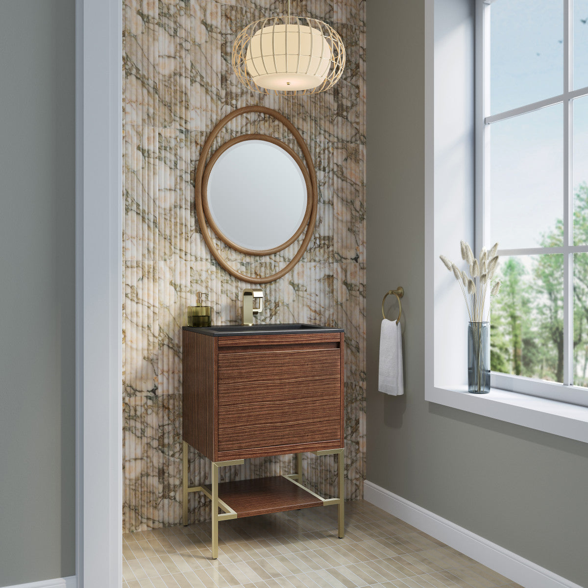 Mantova 23.6" Single Vanity Cabinet
