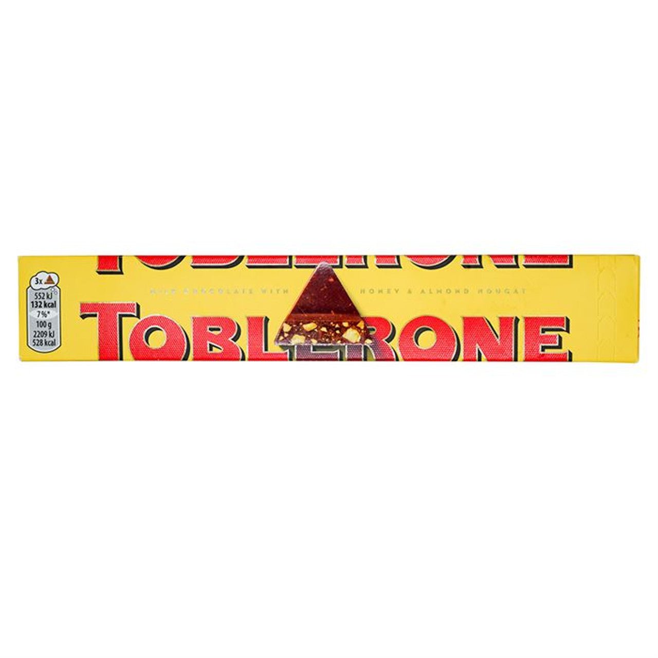 Toblerone Swiss Milk Chocolate 100g With Honey & Almond Nougat - Unique Triangles of Delight