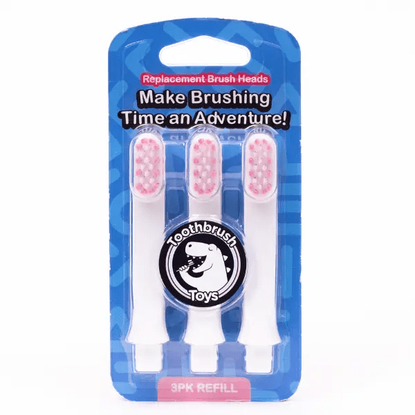 Toothbrush Toys Kids Toothbrush Replacement Heads 3-Pack