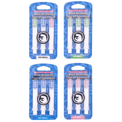 Toothbrush Toys Kids Toothbrush Replacement Heads 3-Pack