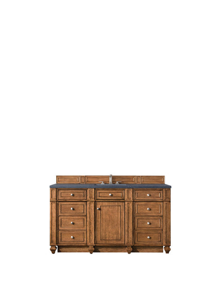 Bristol 60" Single Vanity Cabinet, Bright White