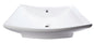 EAGO  EAGO BA142  28" Rectangular Porcelain Bathroom Vessel Sink with Single Hole