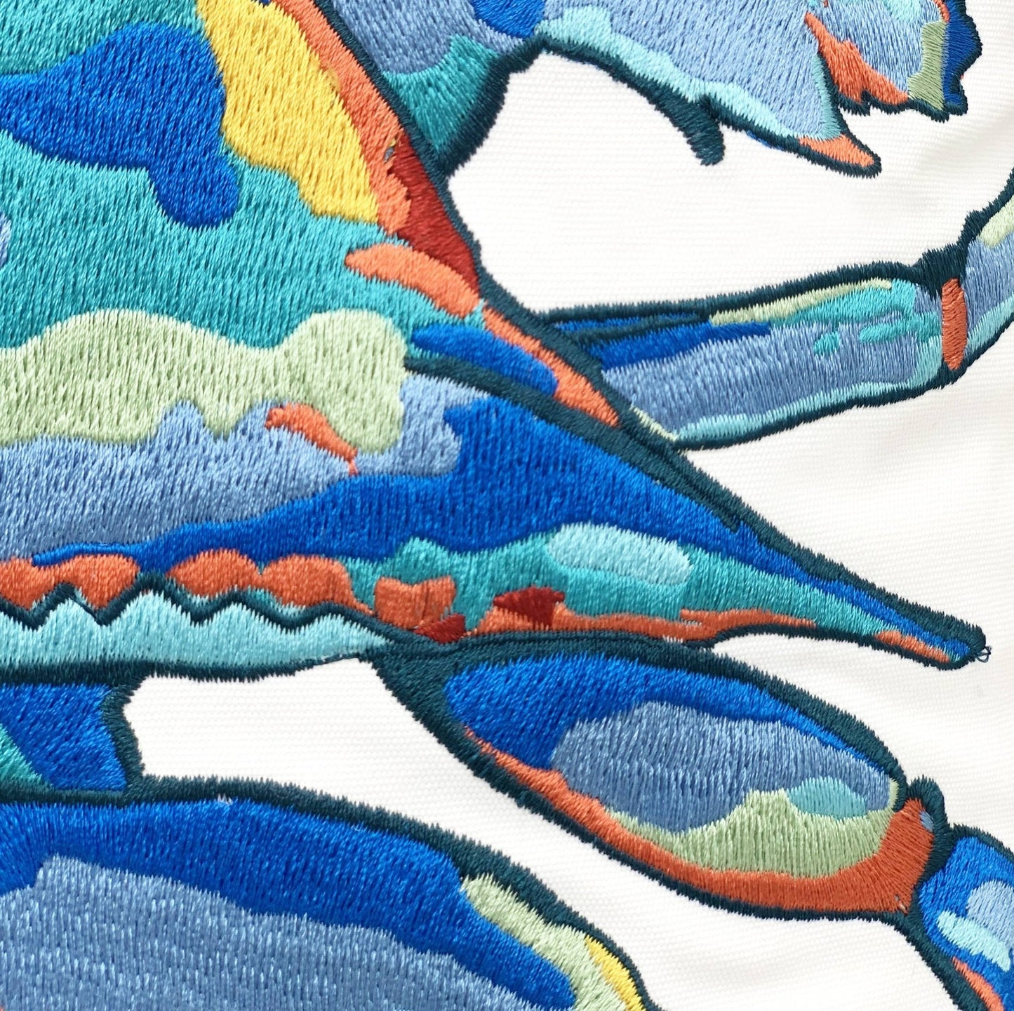 Tropical Punch Happy Crab Indoor/Outdoor Throw Pillow