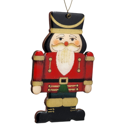 Regal Wooden Nutcracker - Red