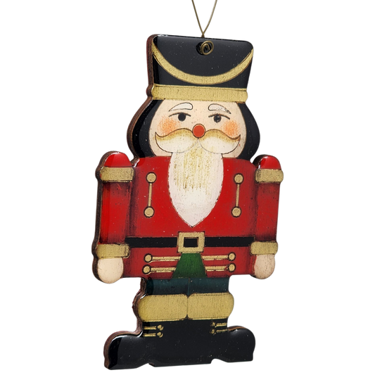 Regal Wooden Nutcracker - Red