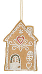 Beaded Gingerbread House Ornament – Classic Edition