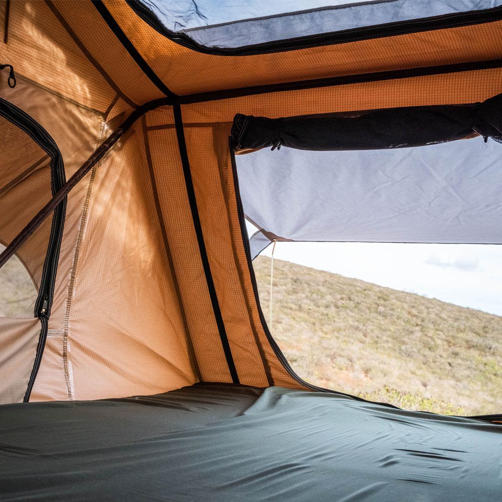 Trailhead Softshell Rooftop Tent – 2 Person – Tan – Lightweight Camping Setup