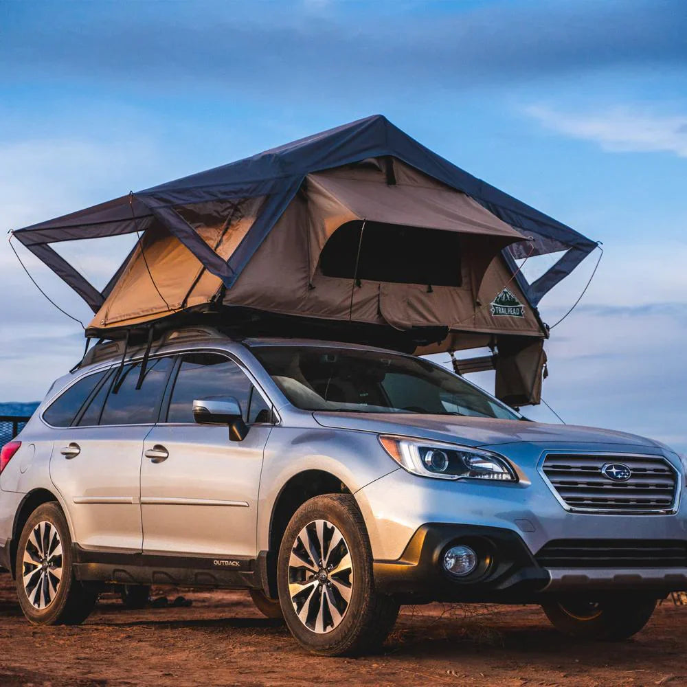 Trailhead Softshell Rooftop Tent – 2 Person – Tan – Lightweight Camping Setup