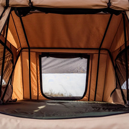 Trailhead Softshell Rooftop Tent – 2 Person – Tan – Lightweight Camping Setup