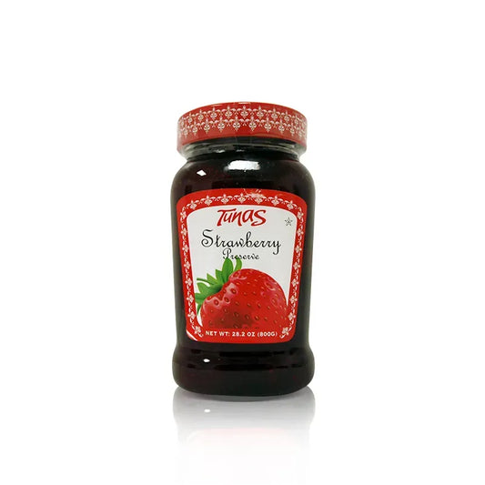Tunas Premium Strawberry Preserve - Natural, Delicious Fruit Spread for Breakfast and Desserts