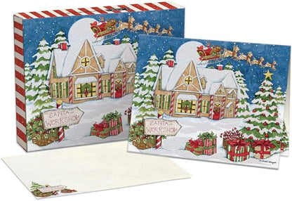 Santas Workshop Boxed Christmas Cards