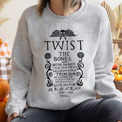 Twist The Bones Vintage Halloween Sweatshirt