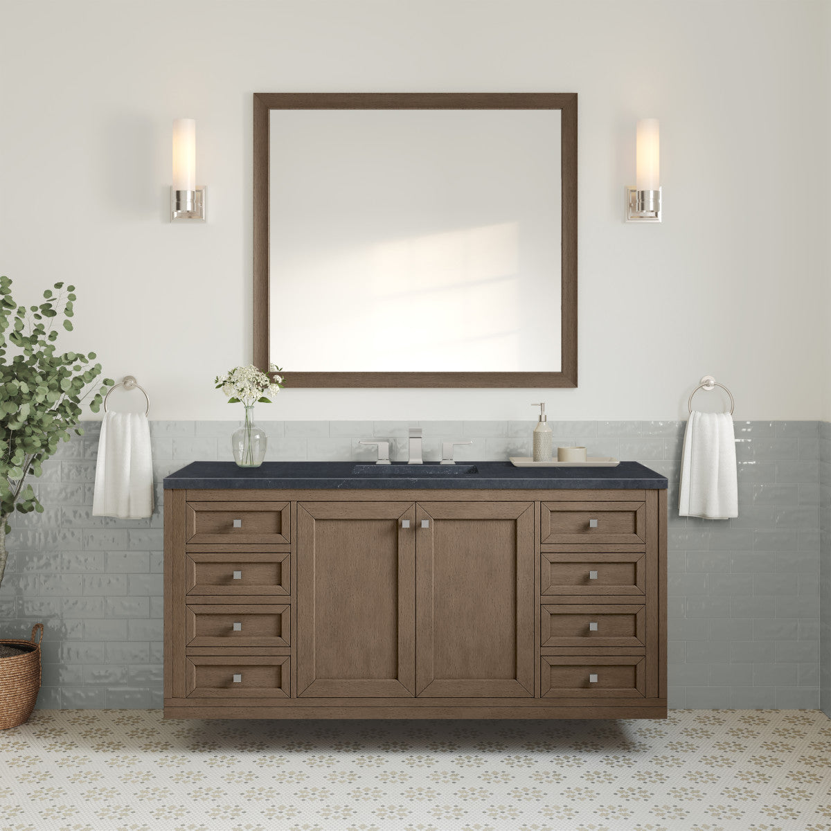 Chicago 60" Single Vanity Cabinet