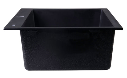 ALFI brand AB3020DI 30" Drop-In Single Bowl Granite Composite Kitchen Sink