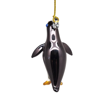 Egyptian Glass Penguin Ornament