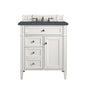 Brittany 30" Single Vanity in Bright White