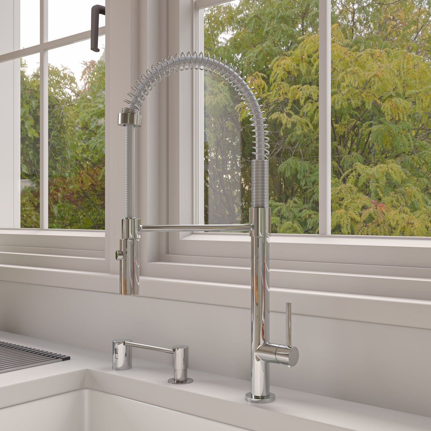 ALFI brand ABKF3732 Commercial Spring Kitchen Faucet