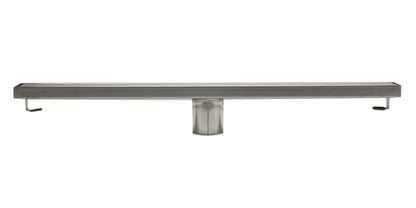 ALFI brand  ABLD24B-BSS 24" Modern Brushed Stainless Steel Linear Shower Drain with Solid Cover
