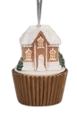 Lighted Gingerbread House Ornament - Victorian