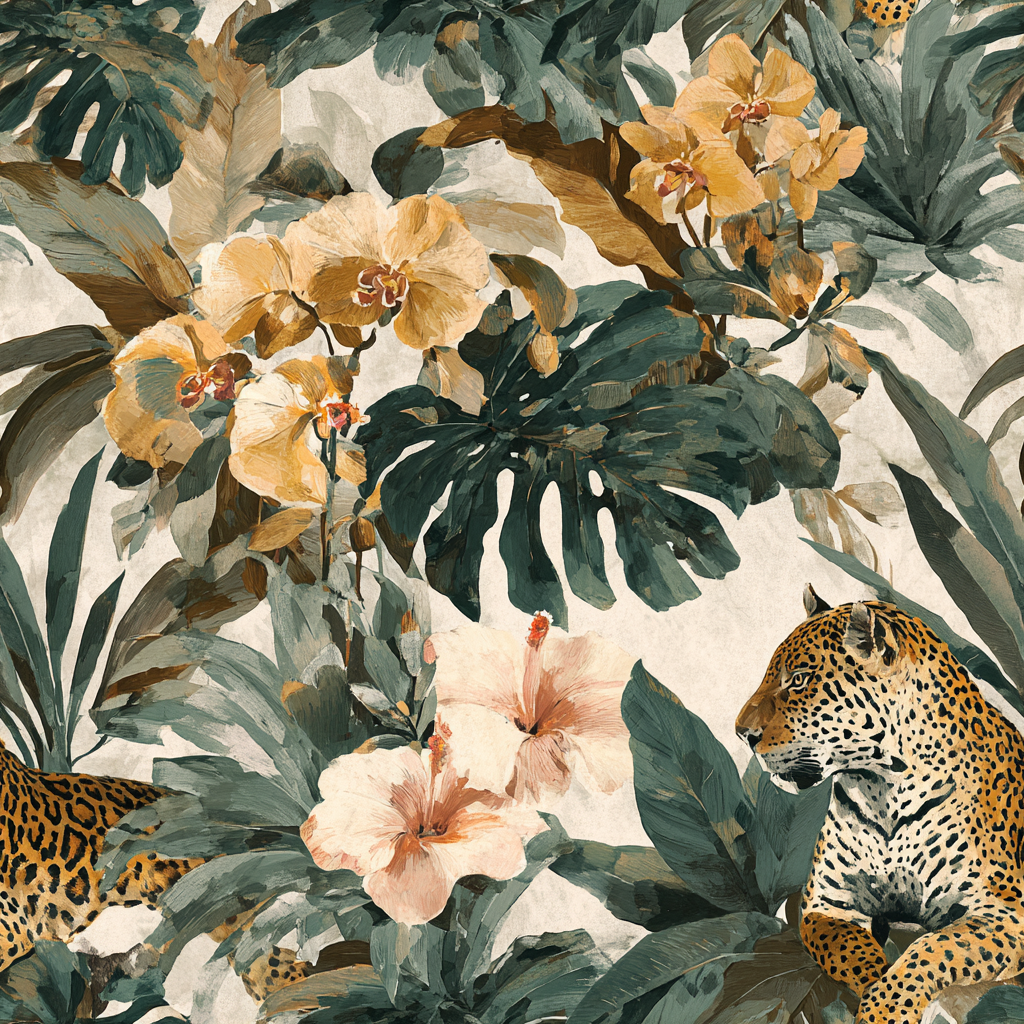 Jungle Monarchy Wallpaper