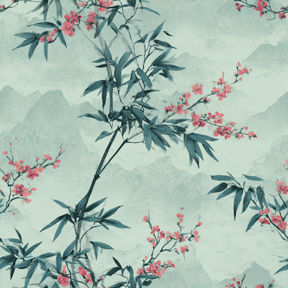 Sakura Mist Wallpaper