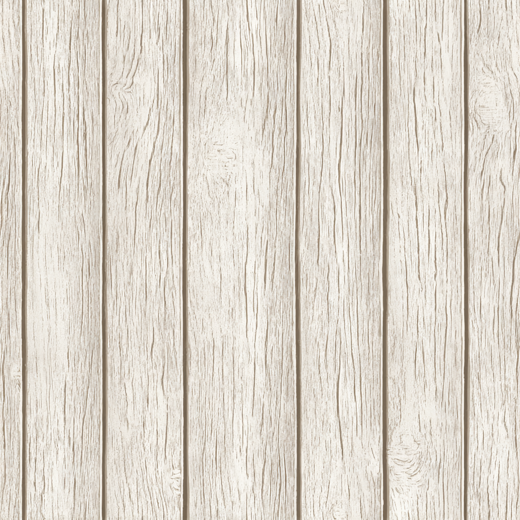 Whitewashed Planks Wallpaper