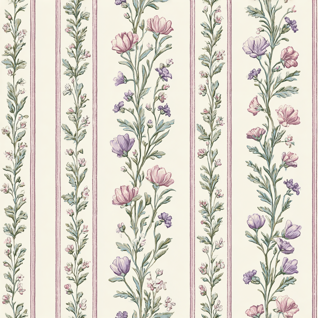 Sweet Pea Parade Wallpaper