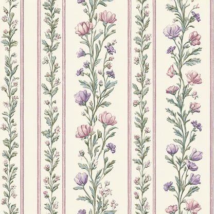 Sweet Pea Parade Wallpaper