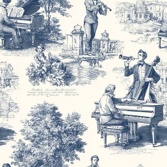 Toile Harmonie Wallpaper