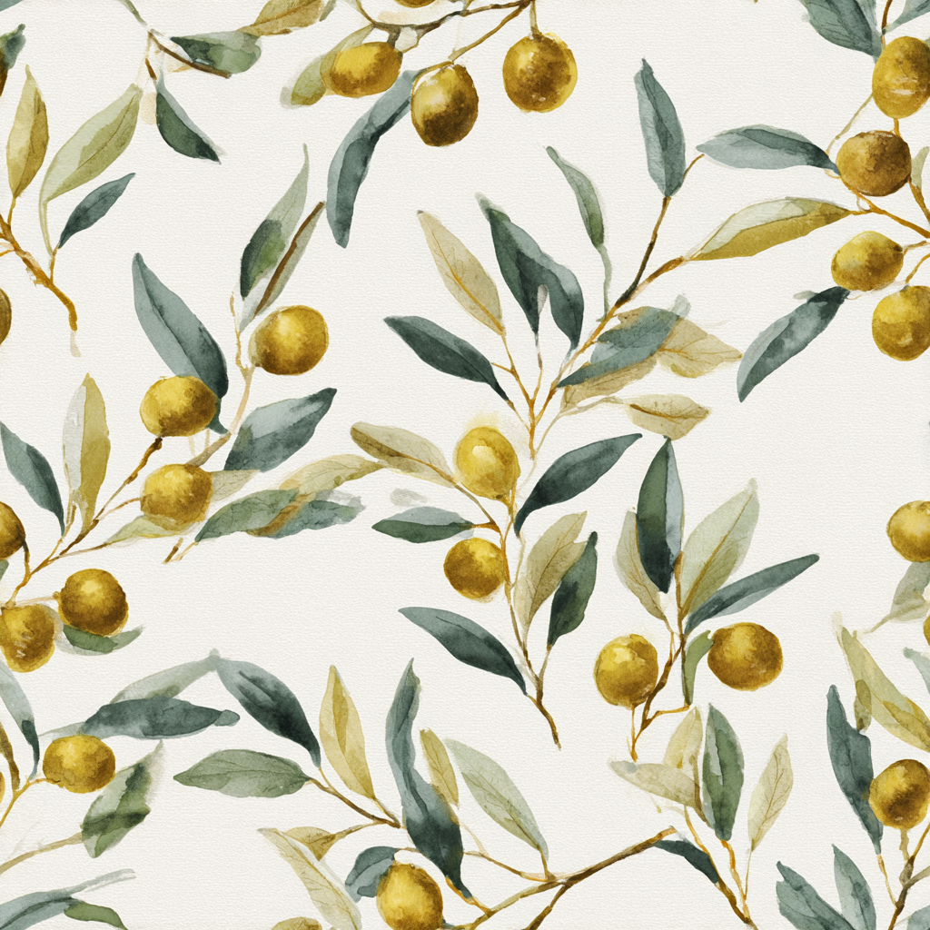 Tuscan Olives Wallpaper