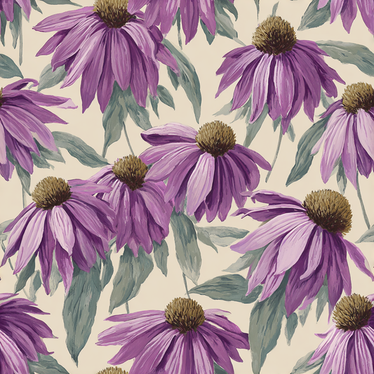 Coneflower Waltz Wallpaper