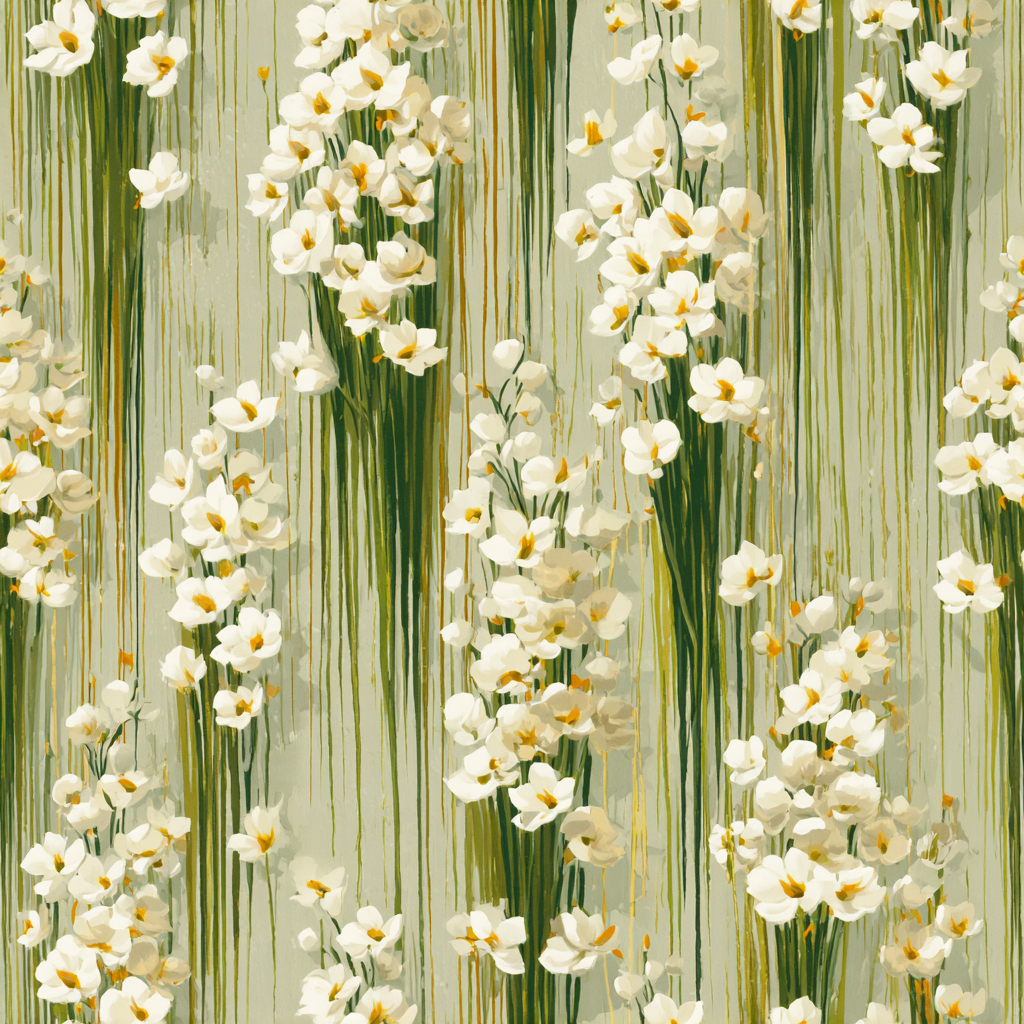 Swamp Lily Drizzle Wallpaper