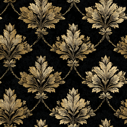 Gilded Fleur Wallpaper