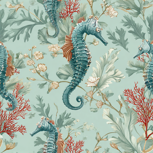 Coral Carousel Wallpaper