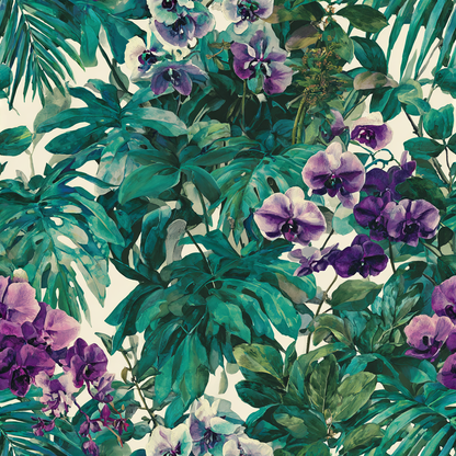 Emerald Cascade Wallpaper