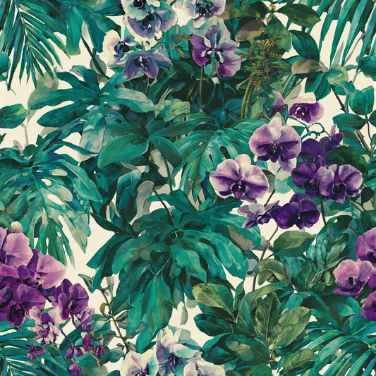 Emerald Cascade Wallpaper