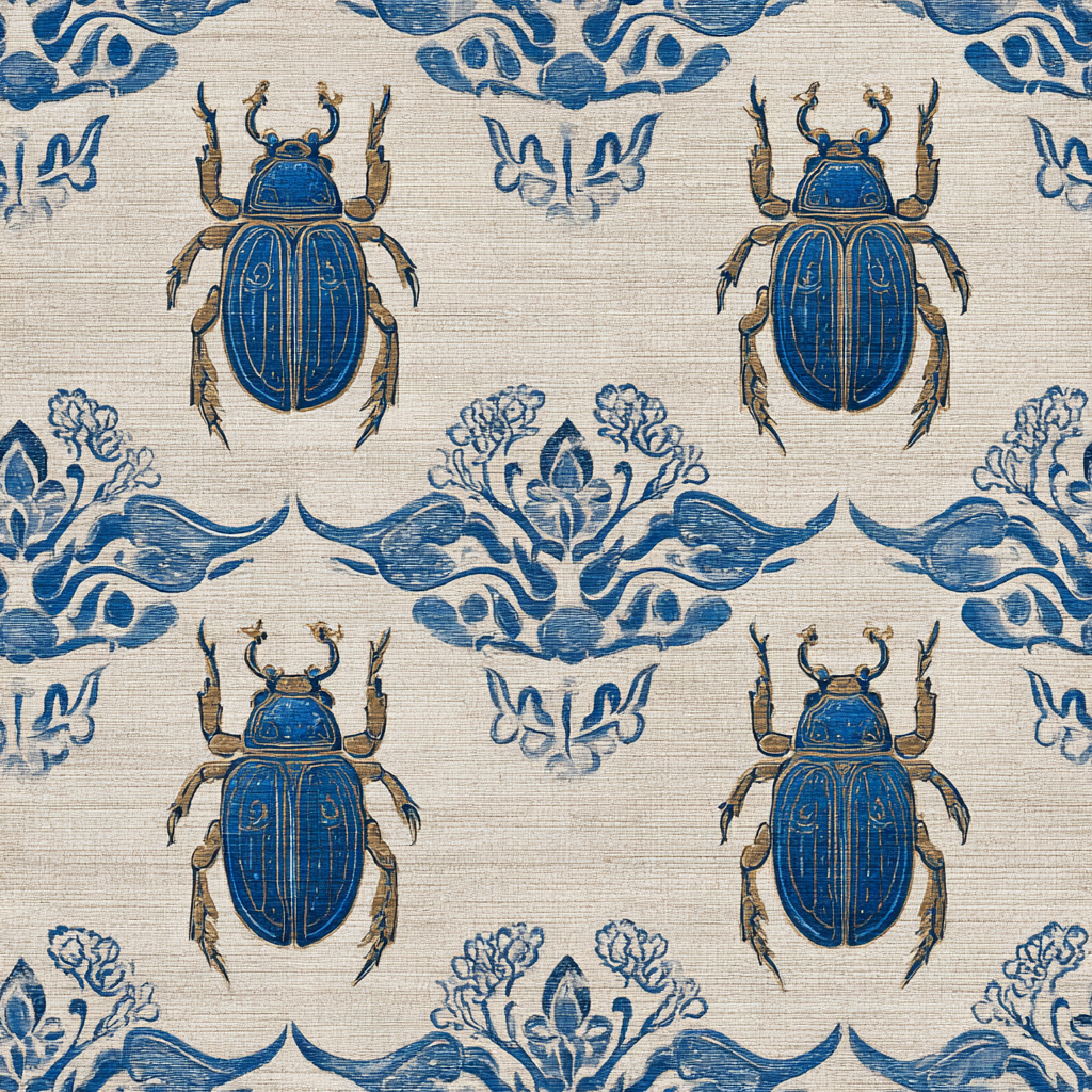 Scarab & Silk Wallpaper