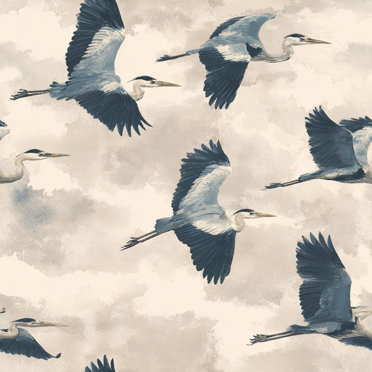 Blue Marsh Waltz Wallpaper